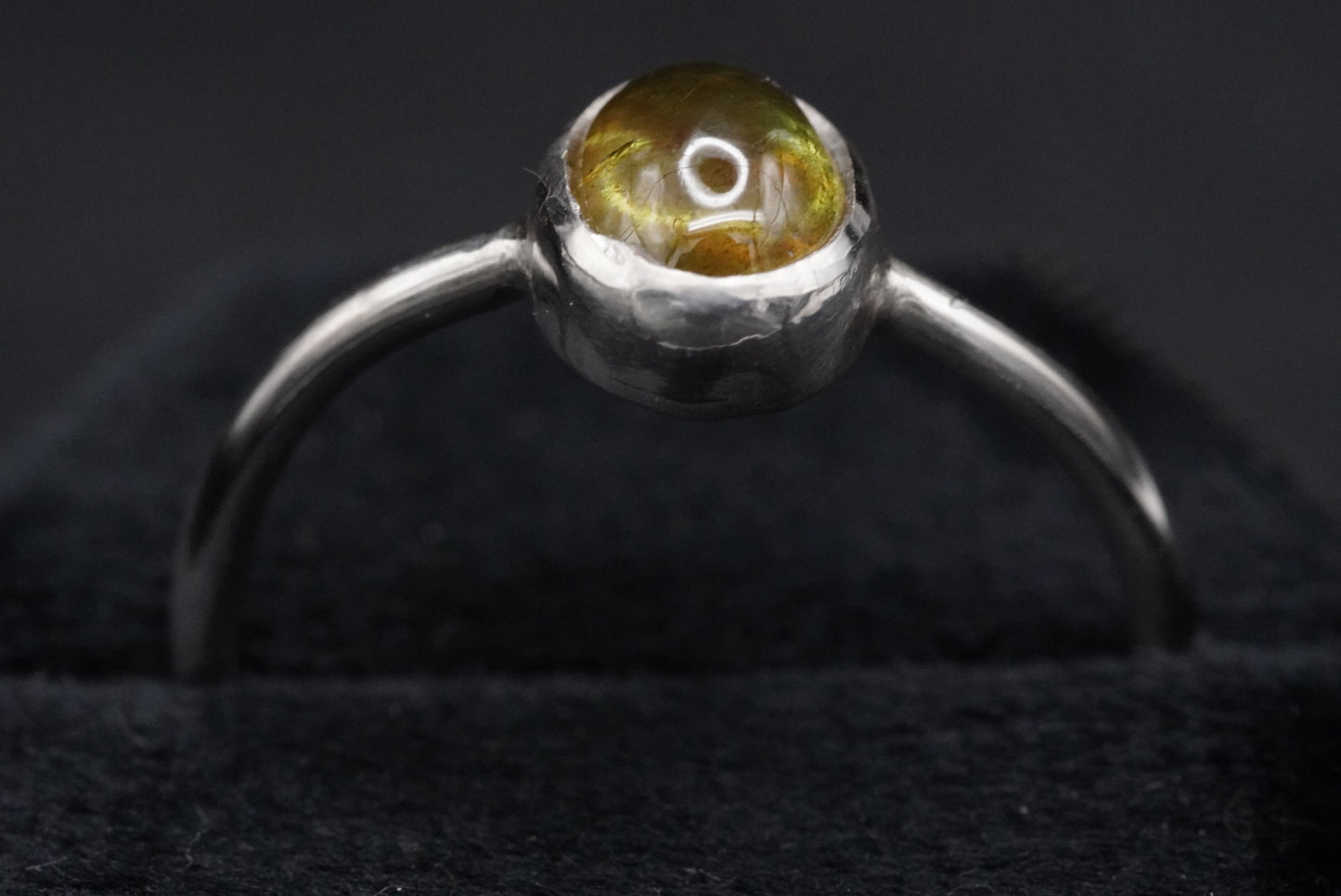 Scholar’s Ring- Sphene, made to order