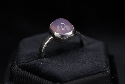 Sage’s Ring - Lavender Chalcedony - Size 7