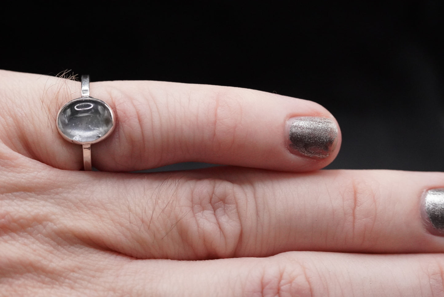 Pale Aquamarine Ring - Size 5