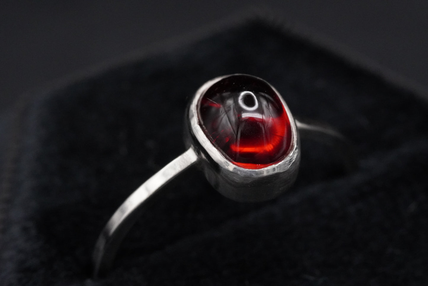 Initiate’s Ring- Garnet, made to order