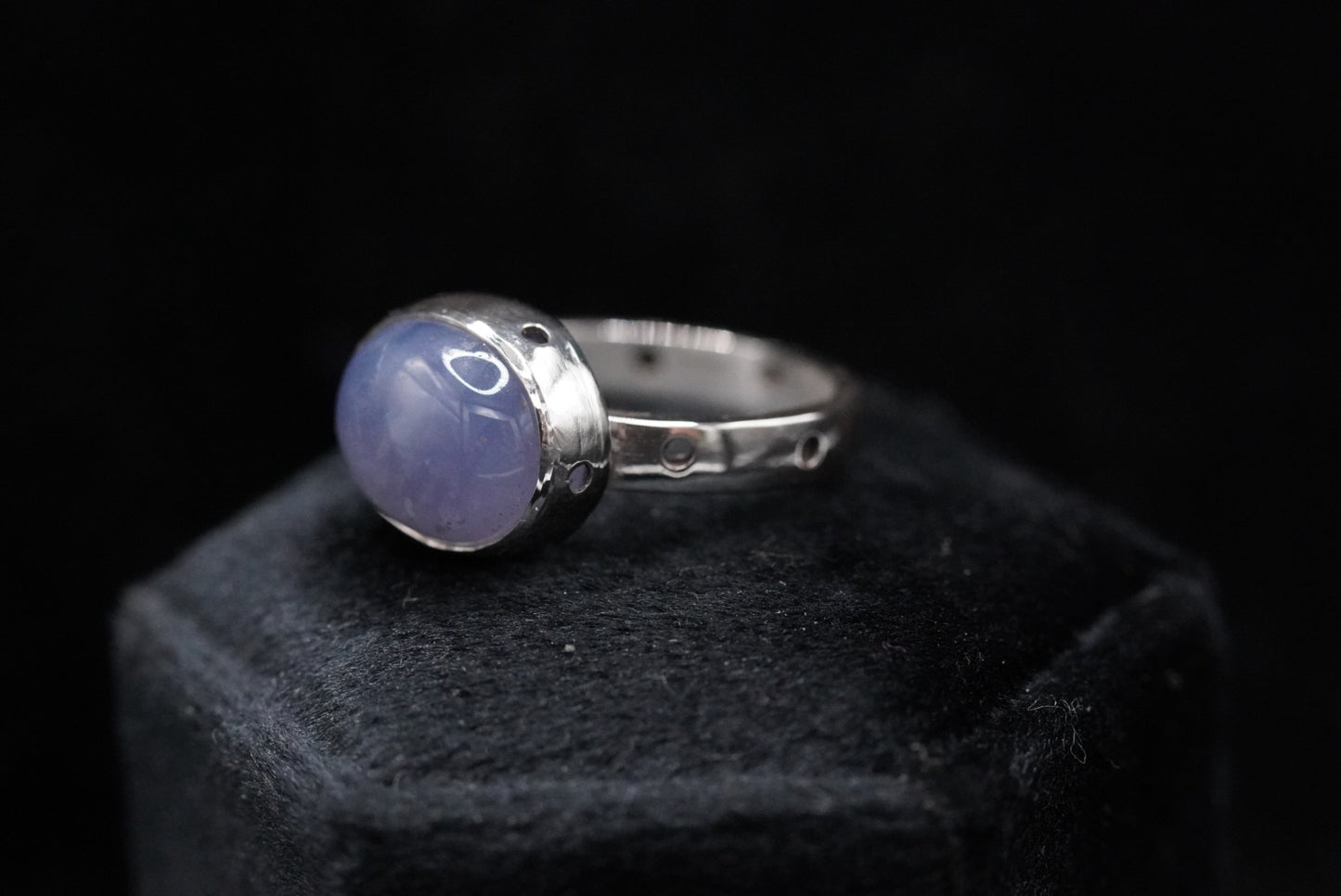 Lavender Chalcedony Ring - Size 6