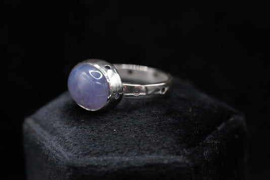 Lavender Chalcedony Ring - Size 6