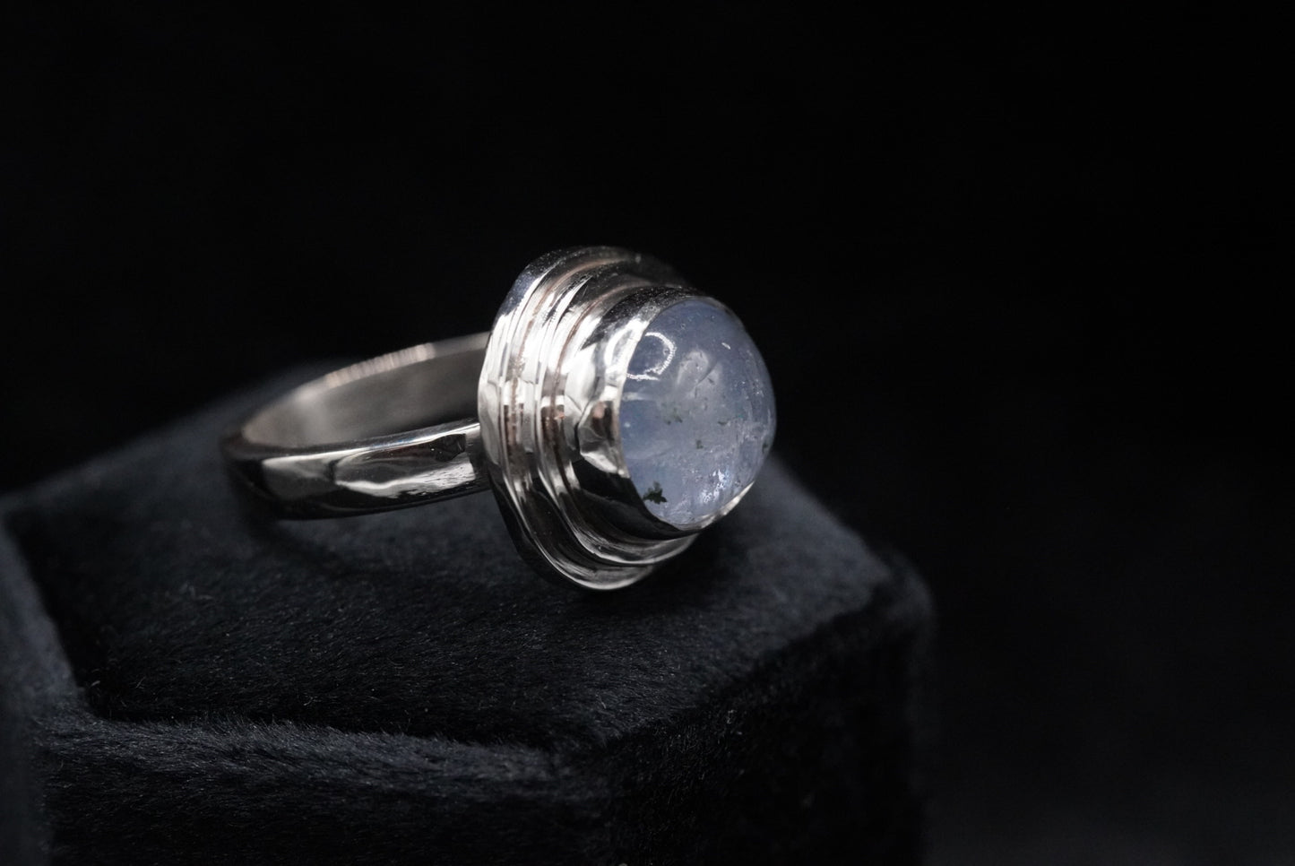 Precipice of Ether-Aquamarine Ring-Size 7