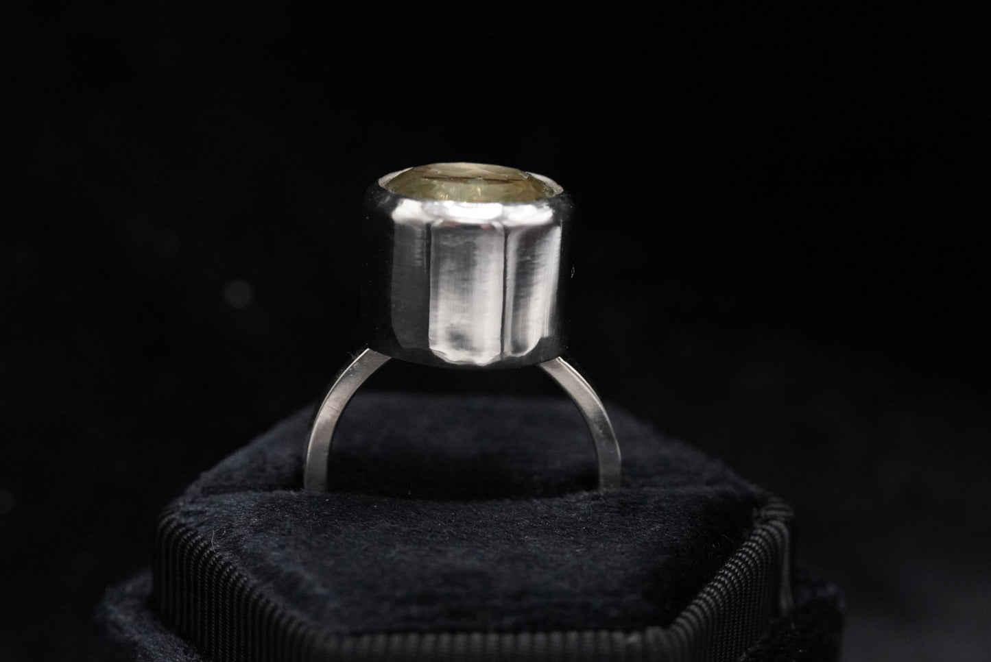 Cabbage Stew Ring-Prasiolite-Size 8