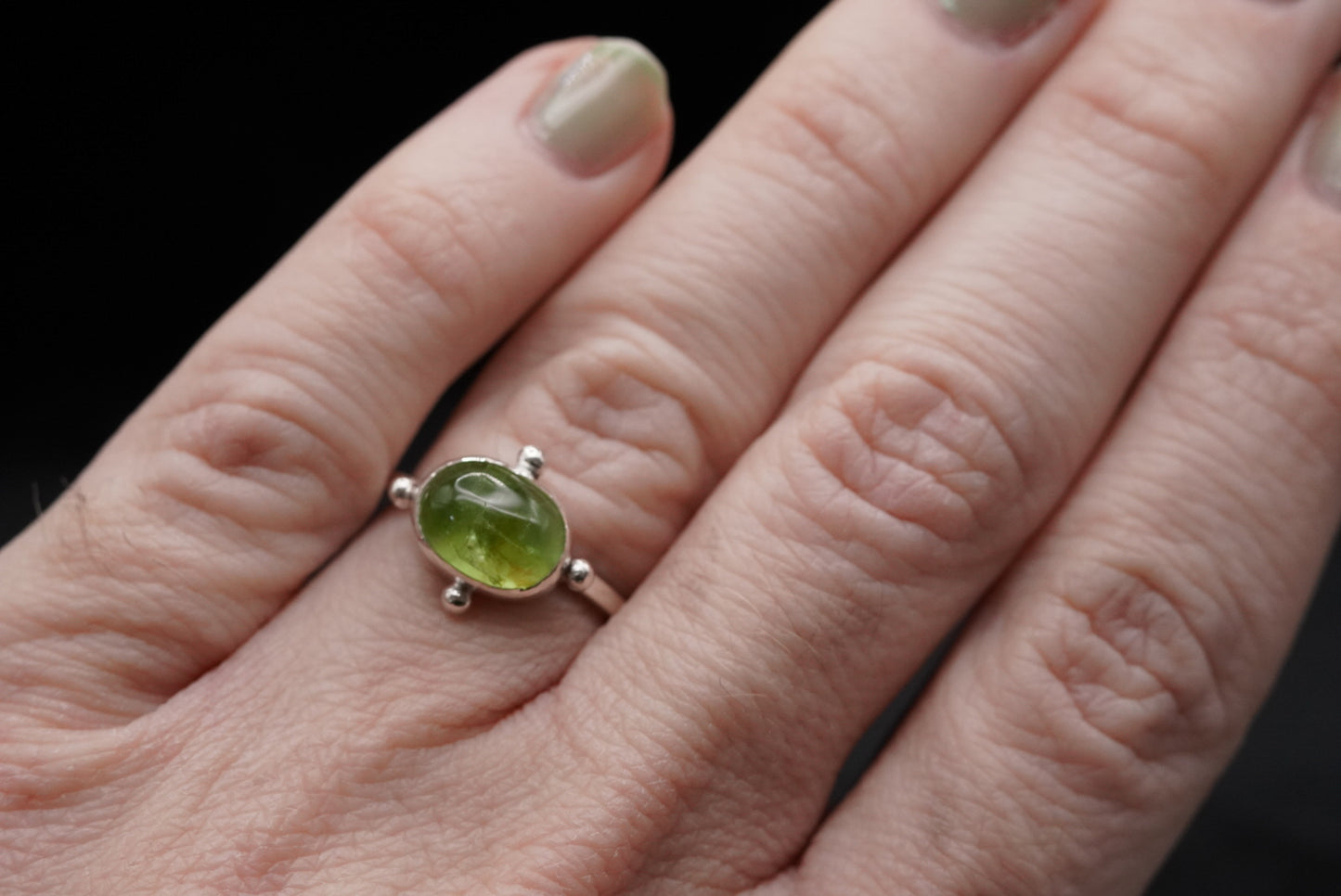 Canticle Ring-Peridot-Made To Order