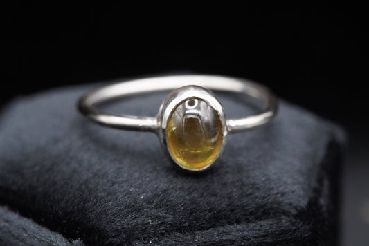 Scholar’s Ring- Sphene, made to order