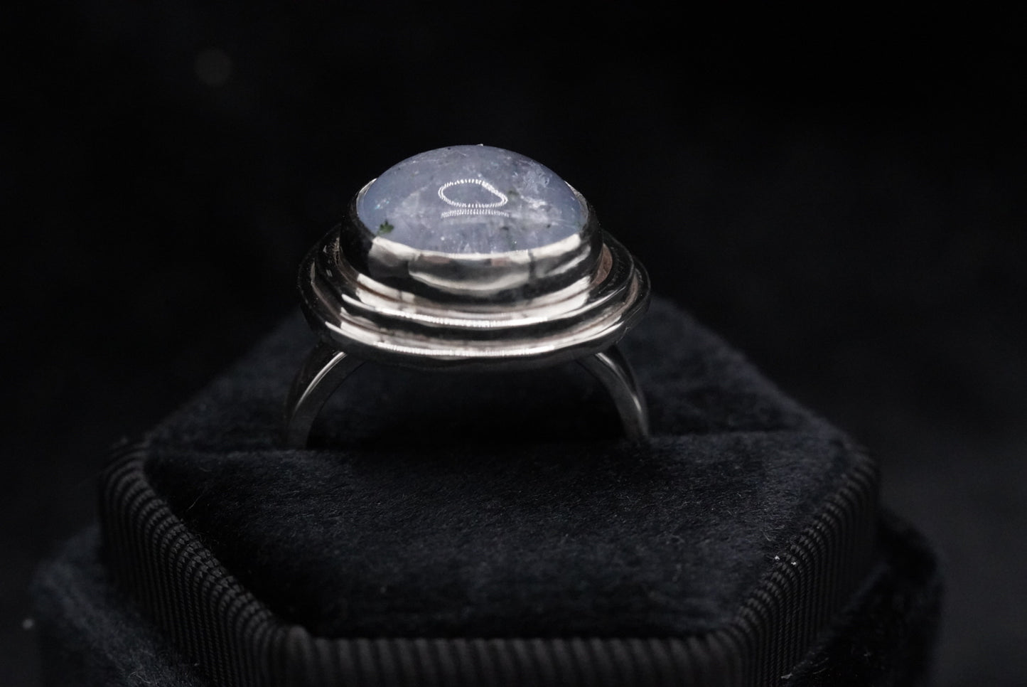 Precipice of Ether-Aquamarine Ring-Size 7