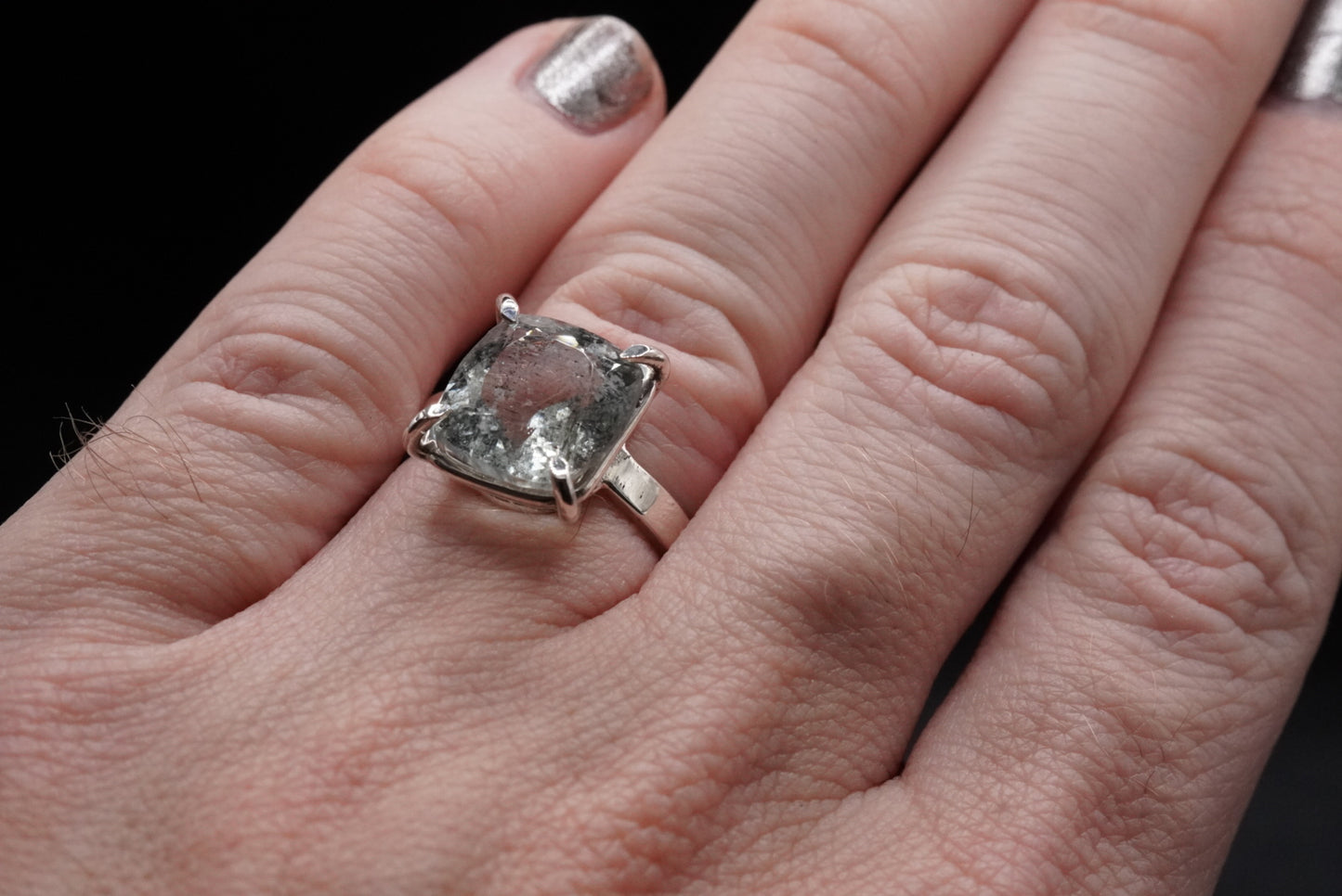 Forsaken Princess Ring - Aquamarine -  Size 8