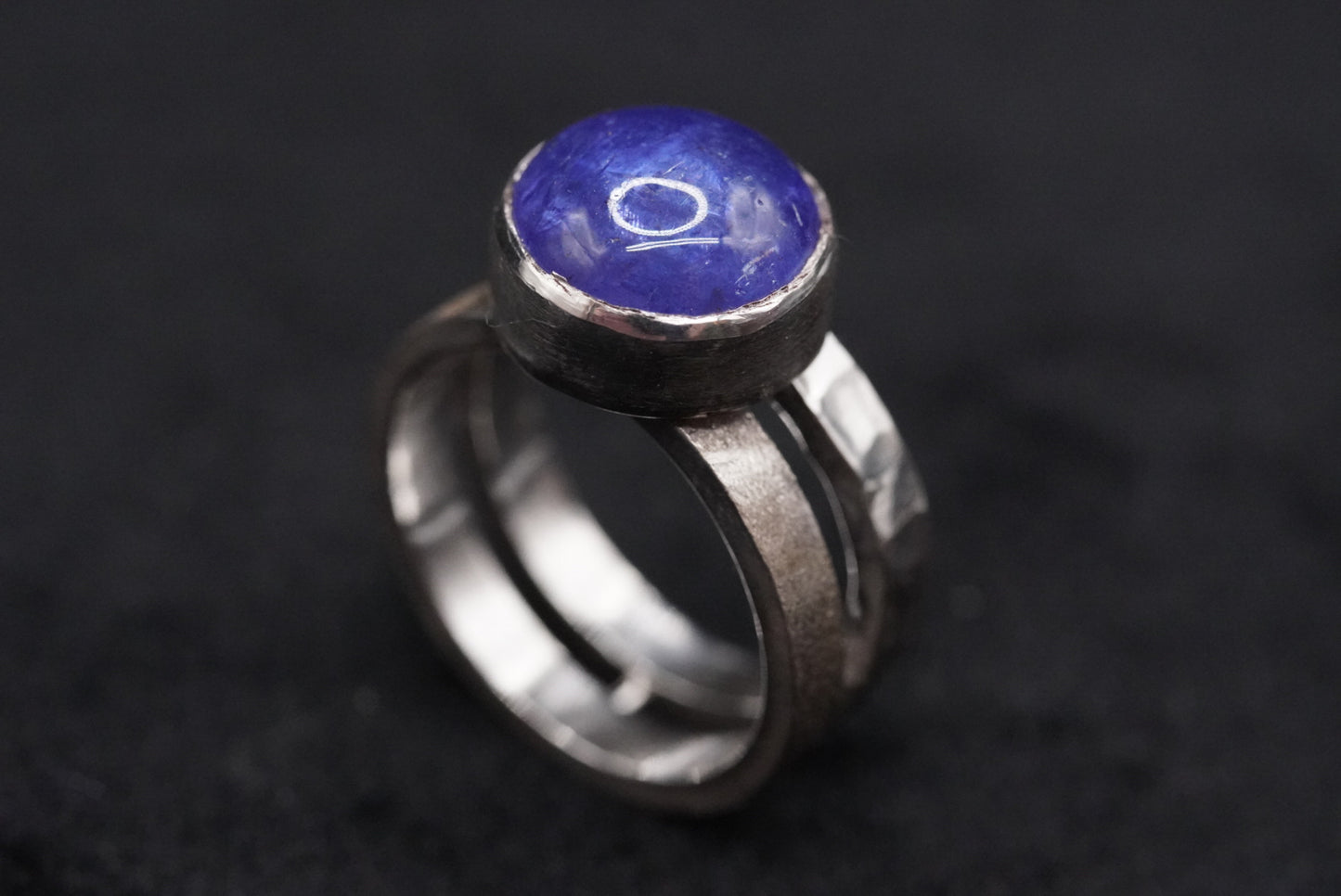 Chained Reverberations Ring- Tanzanite - Size 7