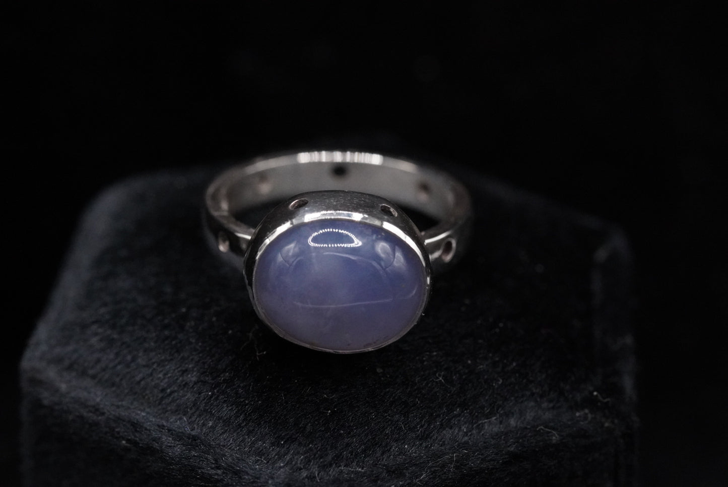 Lavender Chalcedony Ring - Size 6