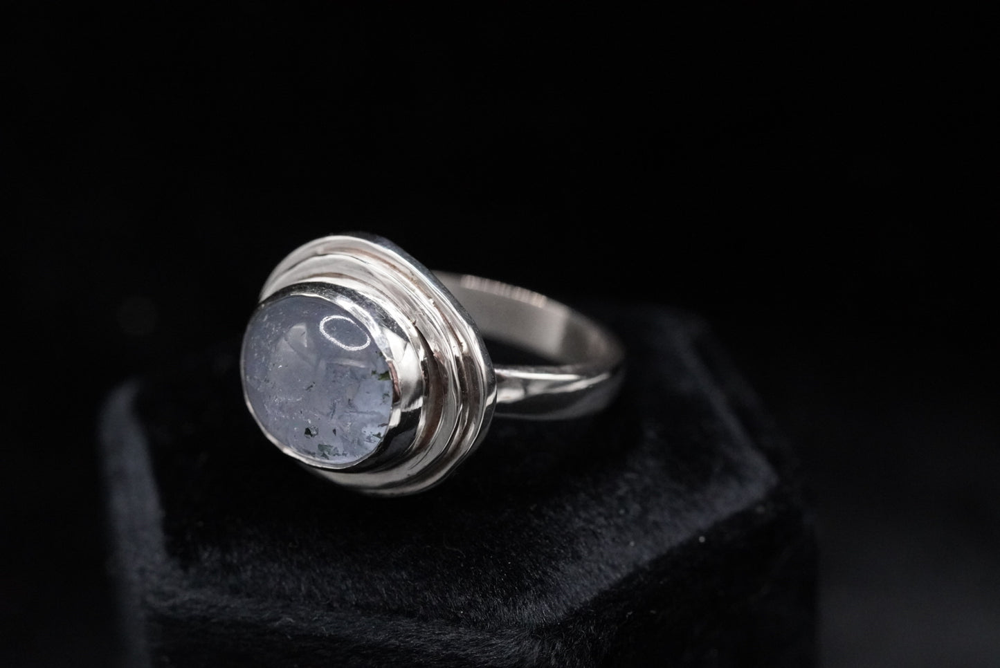 Precipice of Ether-Aquamarine Ring-Size 7