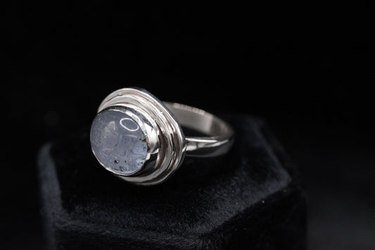 Precipice of Ether-Aquamarine Ring-Size 7