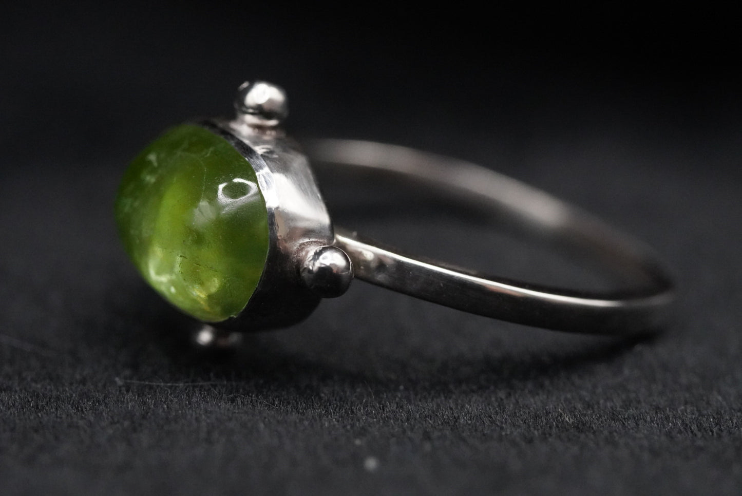 Canticle Ring-Peridot-Made To Order