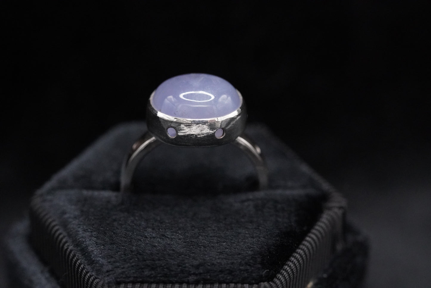 Lavender Chalcedony Ring - Size 6